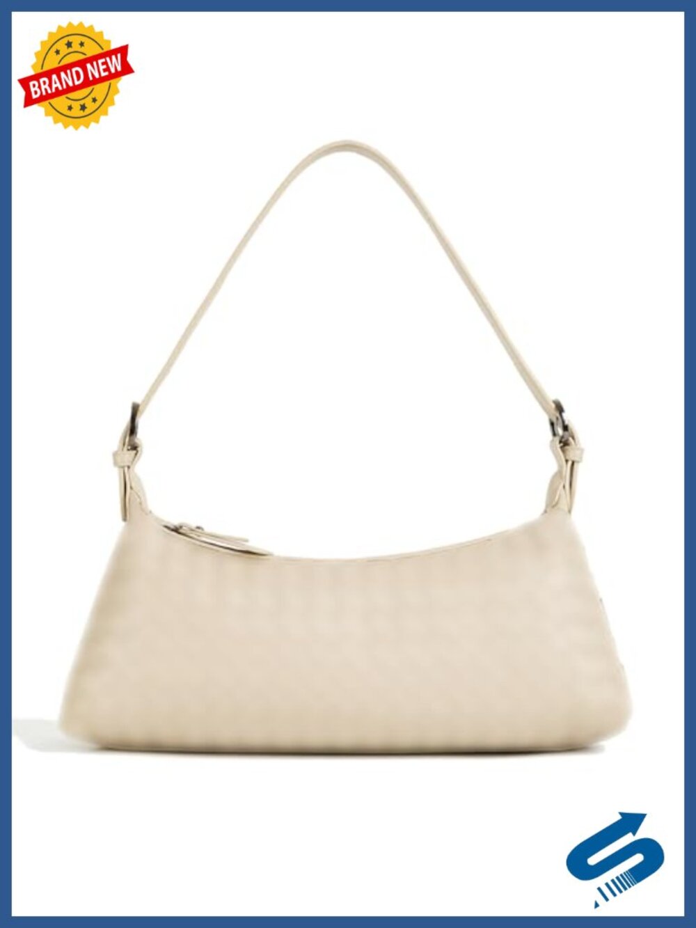 Woven Faux Leather Crossbody Bag 5-in-1 Versatile Carrying Styles